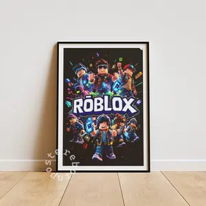 Roblox Poster: Vintage Video Game Art Print #1012