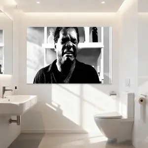 Black And White Humor Movie Toilet ThemeViral Who Farted Poster Funny American Comedy Wall Art for Relatable Awkward Home Decor Canvas Poster Painter Living in Art Design Painting Hallway Bedroom Living Room Decorated Poster
