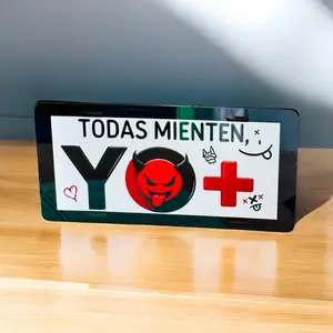 TODAS MIENTEN YO MIENTO MÁS Decoration Sticker Custom Decals For Truck Adhesive Vinyl Decal