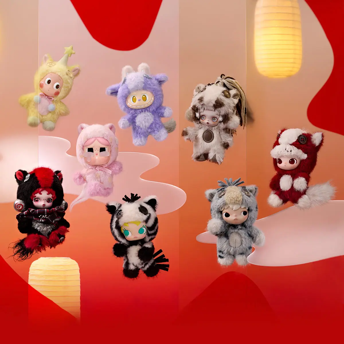 (Cat104)Have a Good Run Series - Plush Pendant Blind Box
