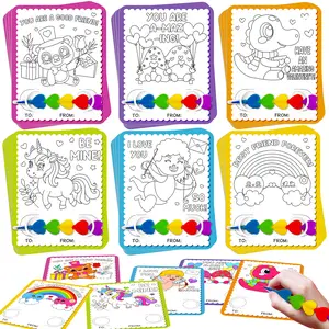 24-Pack Kids Educational Flashcards & Coloring Books, Craft Supplies for Ages 4-8, Bulk Birthday Party Favors & Classroom Activity Fillers