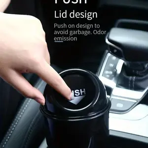 Multi-Functional Car Trash Can: Keep Your Car Clean & Organized with This 2-in-1 Shelf Bucket!