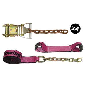 B/A Products Co. 2" Towing For A Cure Gradual Release Chain Ratchet Roll Back Tie-Down System