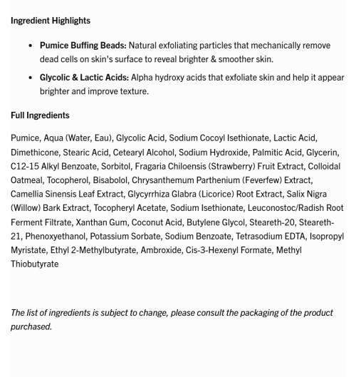 KP Bump Eraser Body Scrub 10% AHA Fresh Strawberry KP Bump Eraser Body Scrub 10% AHA Fresh Strawberry