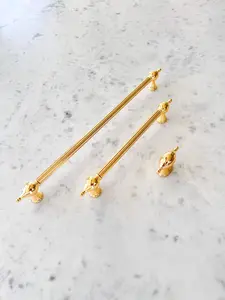 Gold Metallic Kitchen Cabinet Hardware Knob