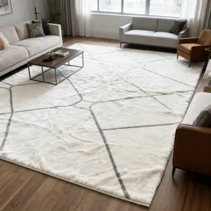 Imitation cashmere baby protection mat crawling mat anti-fall  suitable for living room bedroom full bedside  absorbent soft foldable washable  brand new doormat decor  pile indoor  door mat Brown   modern carpet throw  Festive non-slip Merry rug