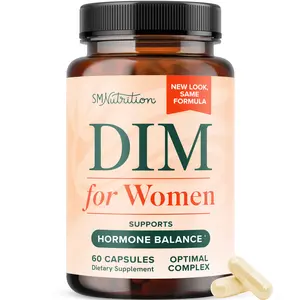 Smoky Mountain Nutrition DIM Capsules for Women, 250 mg Hormone Balance Supplement with BioPerine, NSF Certified, Metabolism Support, Gluten-Free, 60 Ct
