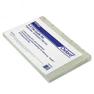 Esselte Pendaflex  Recycled Top Tab File Guides Alpha 1/5 Tab Pressboard Legal 25/Set