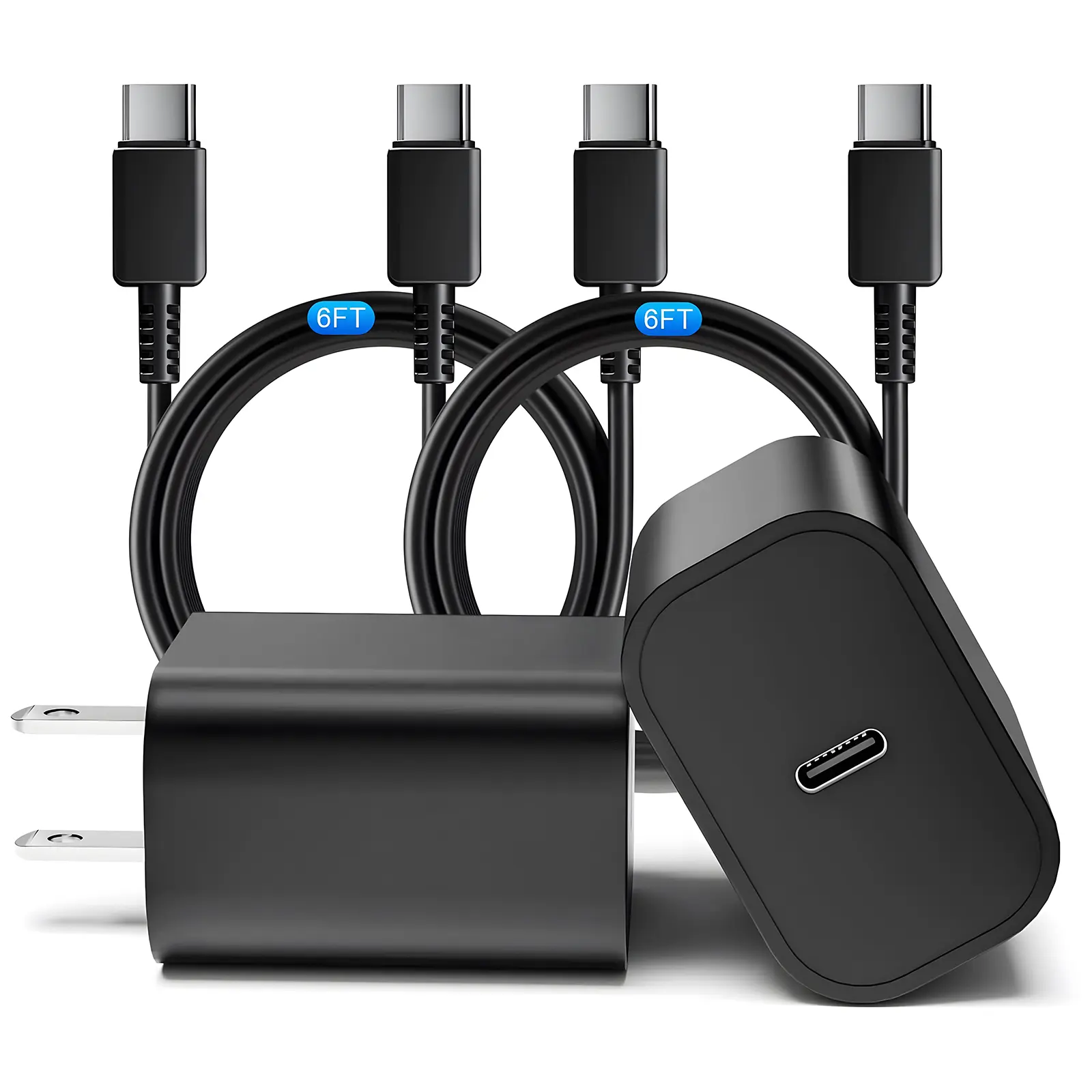 60W Super Fast Charger, USB C Power Adapter with 6FT Type C Fast Charging Data Cable for Samsung Galaxy S26/S25/S24/S23/Note 20 Ultra, iPhone 17/16/15, Mobile Smartphone Accessories, Cellphone Electronic