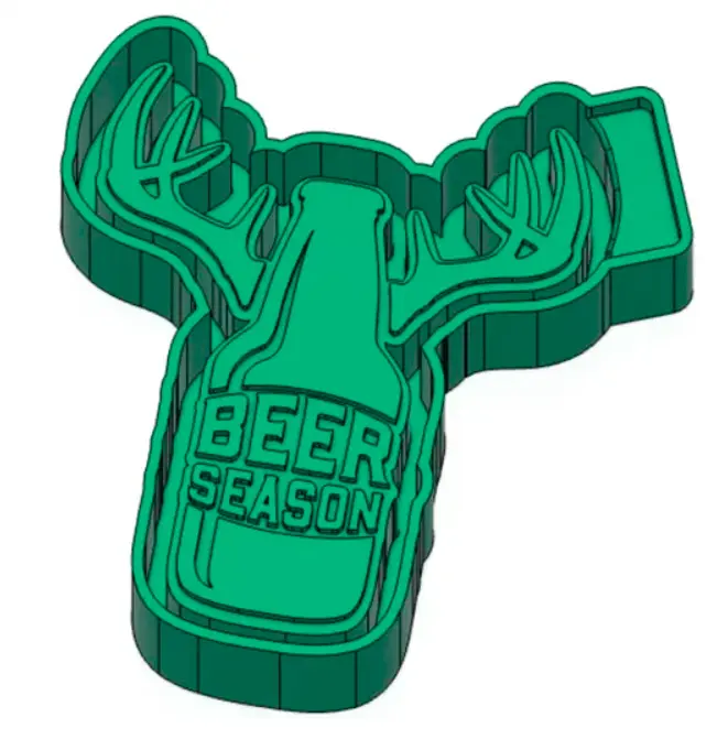 Deer Season Freshie Mold & 3D Printed Mold Housing Option
