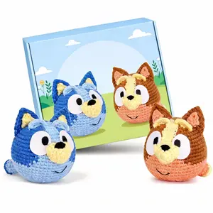 [DealsForYouDays] Beginner Crochet Kit with Step-by-Step Video | Cute Puppy DIY Craft Kit | Perfect Gift for Adults & Kids