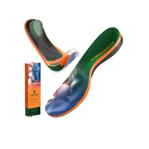 Flat Feet Insoles for Women - Extra Comfort Arch Support - Metatarsal Gel Cushion Shock Absorption - Heel Pain Relief from Standing All Day - Orthotics Shoes Inserts Suitable for Work Boots Sneakers