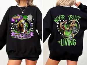 Beetlejuice Movie Sweatshirt, Beetlejuice Shirt, Beetlejuice Tees, Horror Halloween Shirt , Horror Movie Sweatshirt, Halloween Sweatshirt, Halloween Shirt, Unisex Classic Cotton Tee with 2 Sided Graphic Print in All Sizes, For Men, For Women