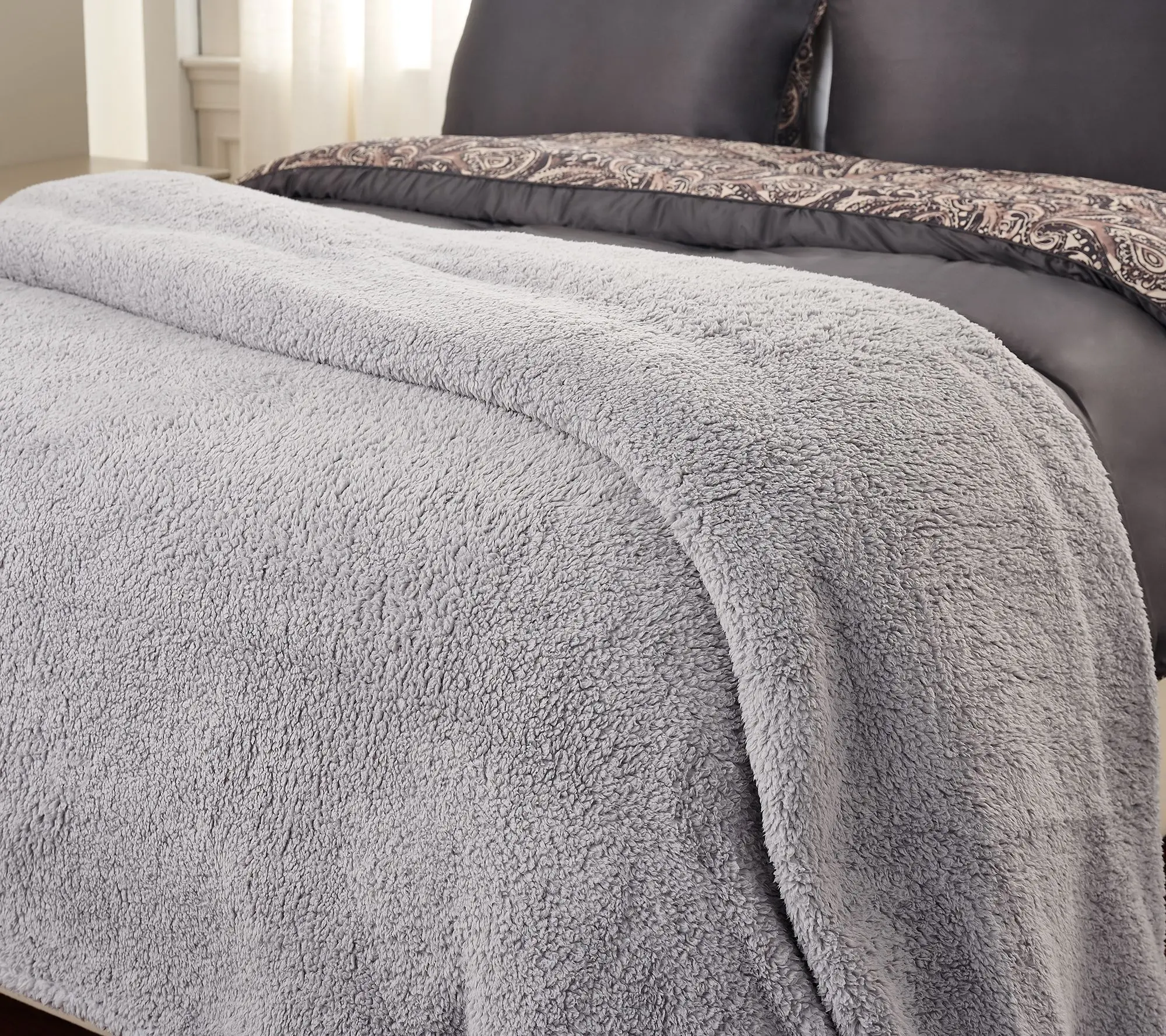 120x120 Oversized Sherpa Blanket by Jill Martin 120x120 Oversized Sherpa Blanket by Jill Martin