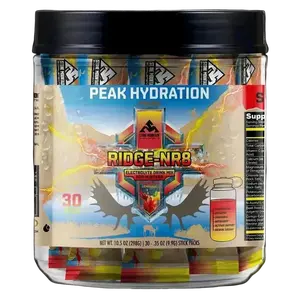 Stone Mountain Supplements Ridge-NR8 Electrolyte Plus - Recharge with Calcium Magnesium Potassium & NALC for High Elevation Performance