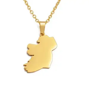 Ireland Map Necklace