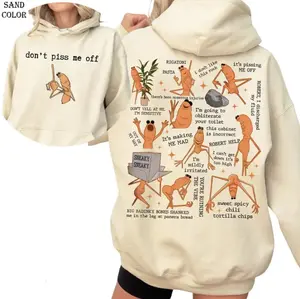 Marcus The Worm Funny Meme Hoodie, Brain Rot Double-sided Sweatshirt, Trendy Shirt, Crew neck for Woman & Man