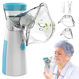 Portable Mesh Nebulizer for Asthma & Respiratory Relief - Handheld Ultrasonic Device, Compact & Convenient for Travel & Home Use