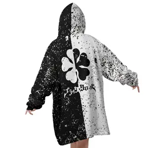 Five Leaf Black Clover Oversized Hoodie