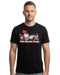 Hello Kitty and Friends T-Shirt Men's Carnival Crew Adult Short Sleeve Tee