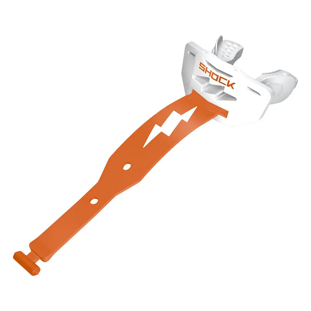 Shock Doctor Thunder Bolt Lip Guard with High-Flow BOLT Airflow for Instant Fit and Full Protection Compatible with Braces