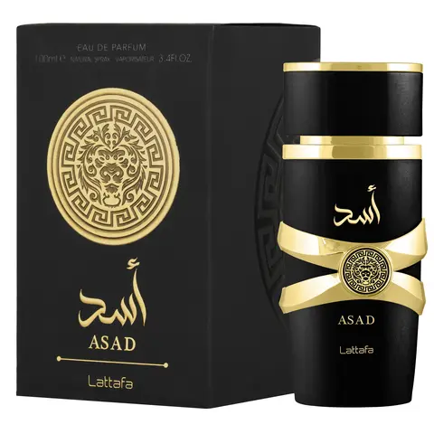Lattafa Perfumes Asad for Unisex Eau de Parfum Spray, 3.4 Ounce
