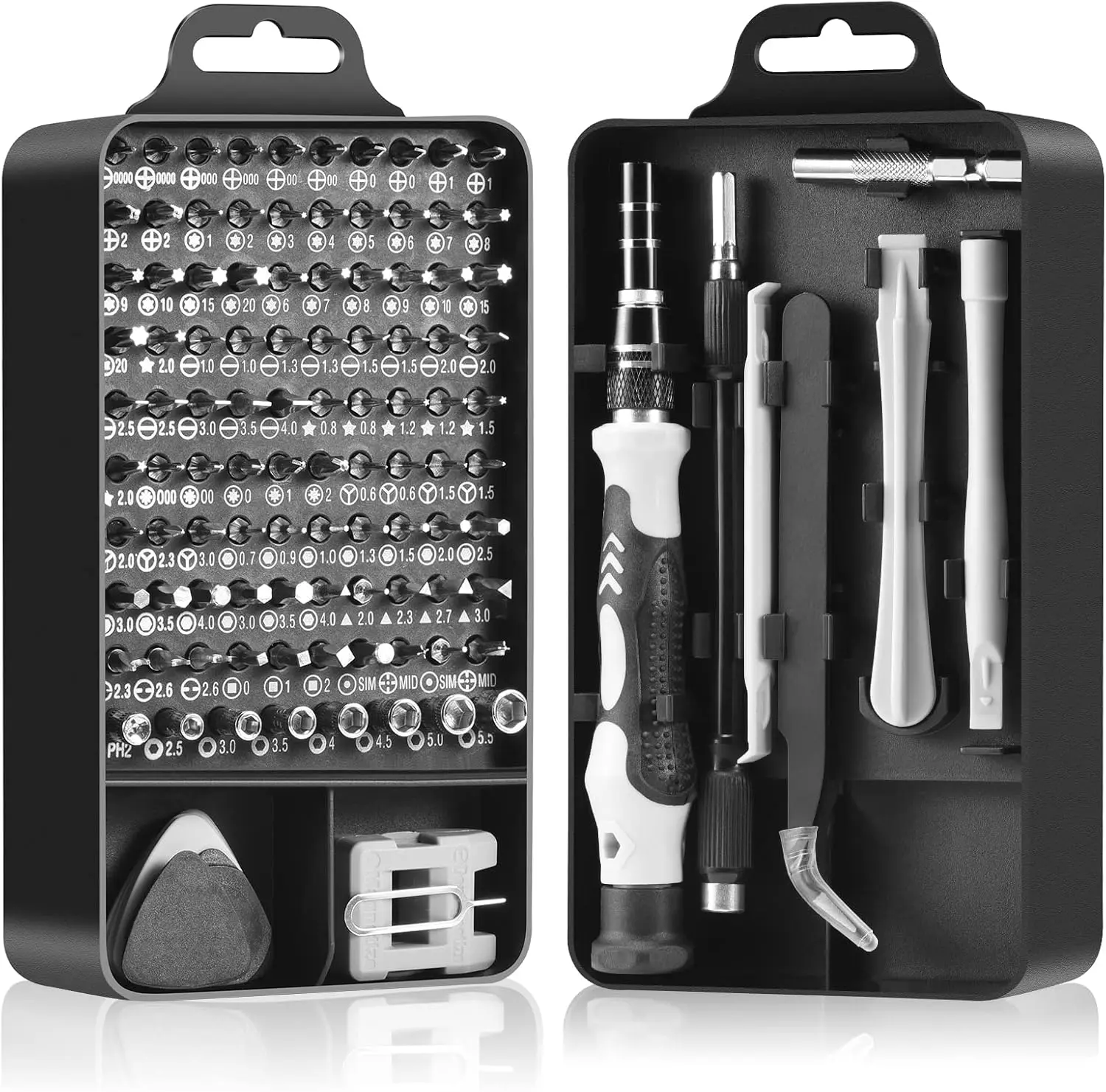 115-in-1 Premium Magnetic Precision Screwdriver Hand Tool Kit for Electronics, iPhone, Eyeglasses Repair 115-in-1 Premium Magnetic Precision Screwdriver Hand Tool Kit for Electronics, iPhone, Eyeglasses Repair