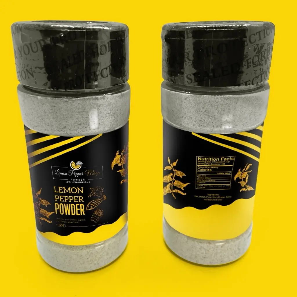 Lemon Pepper Magic Powder - Elevate Your Cooking with a Unique Citrus Flavor - Spice