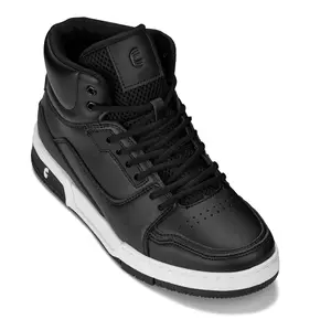 CALTO - S4750 - 3 Inches Taller (Black) - High Top Sneakers