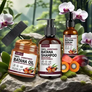Batana Oil Coconut Natural Hair Care Set, 3pcs/set Conditioning Shampoo & Conditioner Serum, Deep Moisturizing Hair Care Product, Hydrating Hair Care Product for Women & Men, Haircare