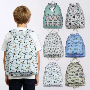Duck Hunting Print Kids Backpack - Durable Design for Outdoor Activities