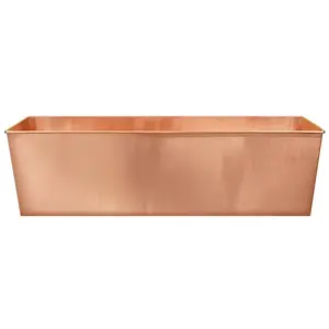 Solid Copper Flower Box