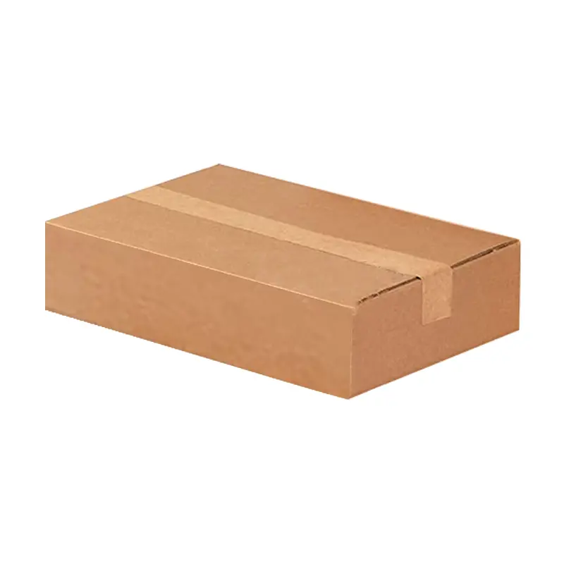Sturdy Corrugated Cardboard Flat Shipping Boxes (12x10x4"), Office Stationery Supplies with Durability, 25/50 Counts for Packaging, Moving