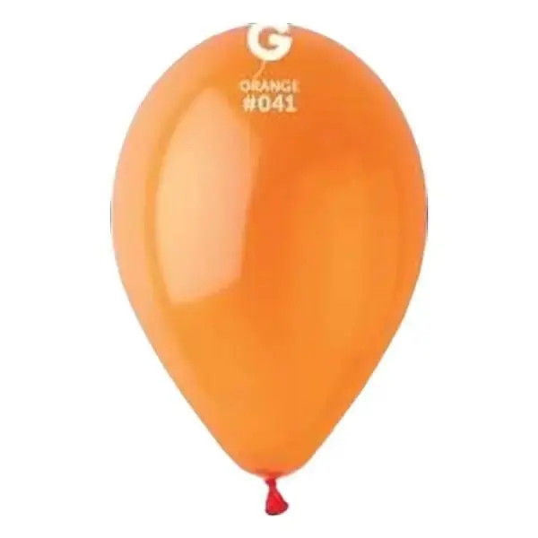 Gemar USA Crystal Orange G110-041 12" Balloons - 50 Pack for Parties Decorations & Events - Plain Design #041