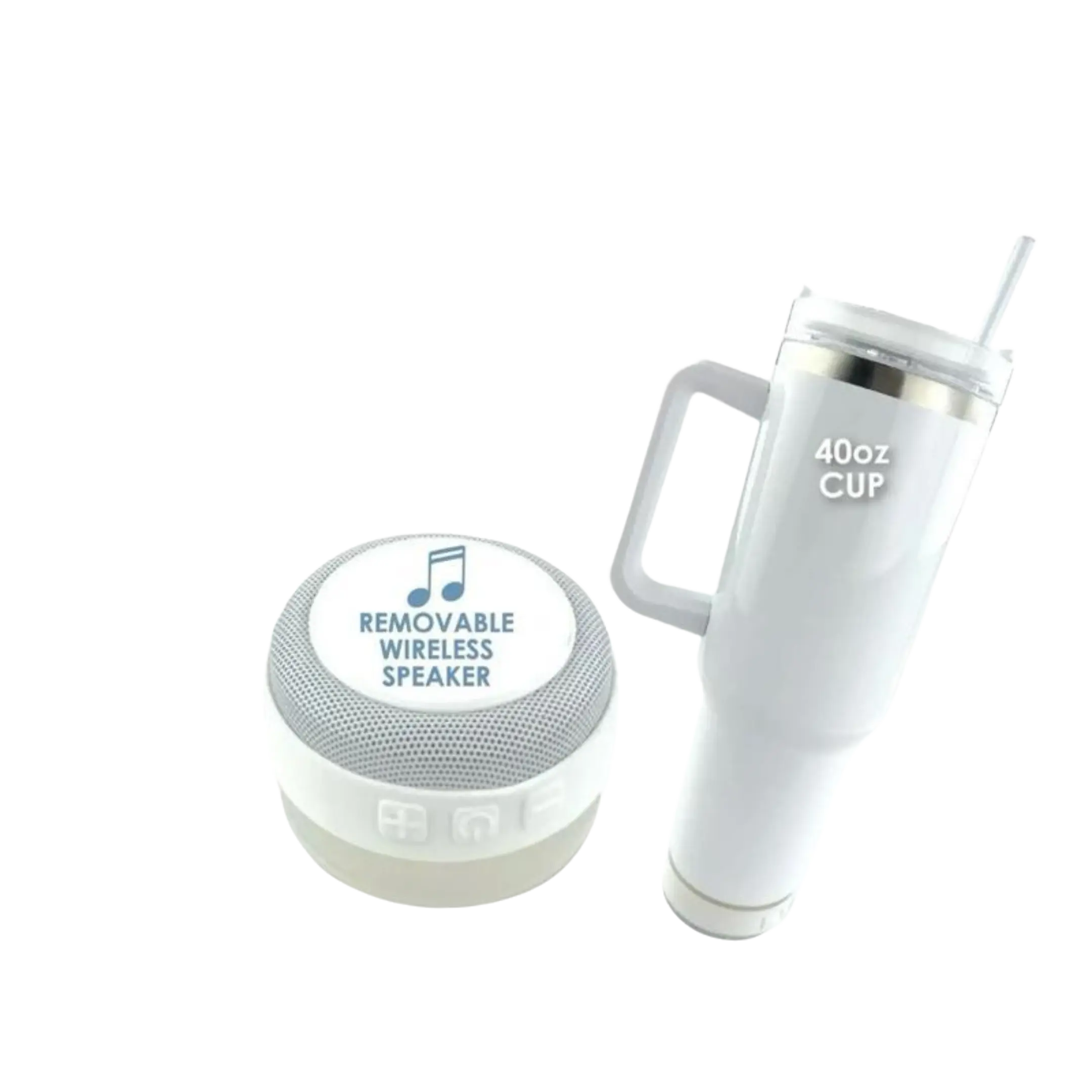 40 oz Tumbler with Removable Speaker