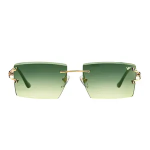 Icon Rimless Drill Mount 24kt Gold