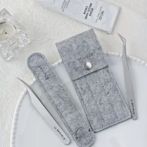 High Precision Pointed Tweezers for Scenery Stickers, Silver Color Minimalist Design, Ideal for Scrapbooking & DIY Projects