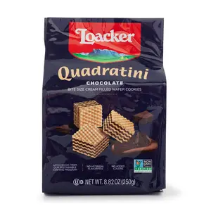 Loacker Quadratini Chocolate Wafer Cookies 250 g