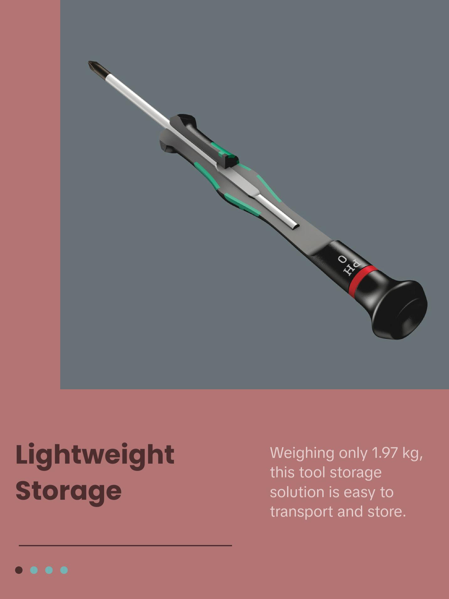 Wera 9710 Foam insert screwdriver set 1, 18 pieces