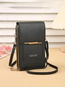 Women Wallet Crossbody Shoulder Phone Purse Touchscreen Mini Flip Bag Multi Card Slot Anti Theft Sling Crossbody Phone Pouch