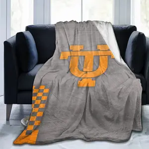 Cozy Tennessee State Flag Polyester Flannel Throw Blanket - 280GSM Ultra-Soft, Digital Print, Retro Vintage, Fade Resistant - All-Season Comfort for Sofa, Bed - Ideal Gift for Friends