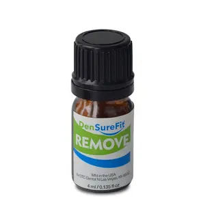 DenSureFit Silicone Reline Remover Kit 4ml & Metal Tool for Acrylic Dentures US Instructions OTC Dental Oral Set