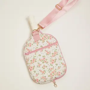 Floral Neoprene Pickleball Paddle Bag