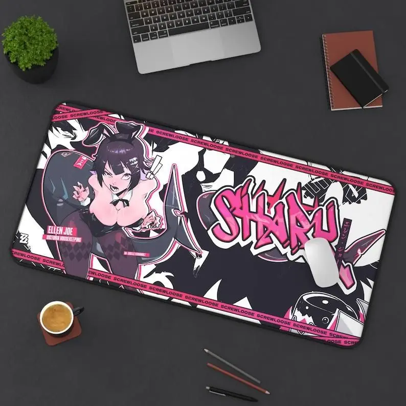 ZZZ Ellen Playmat, Gaming Mat, Desk Mat, Large gaming mouse pad – Office Accessories, Gaming Room Essential, Desk Decorations, Work Supllies, Gift for Her/Him
