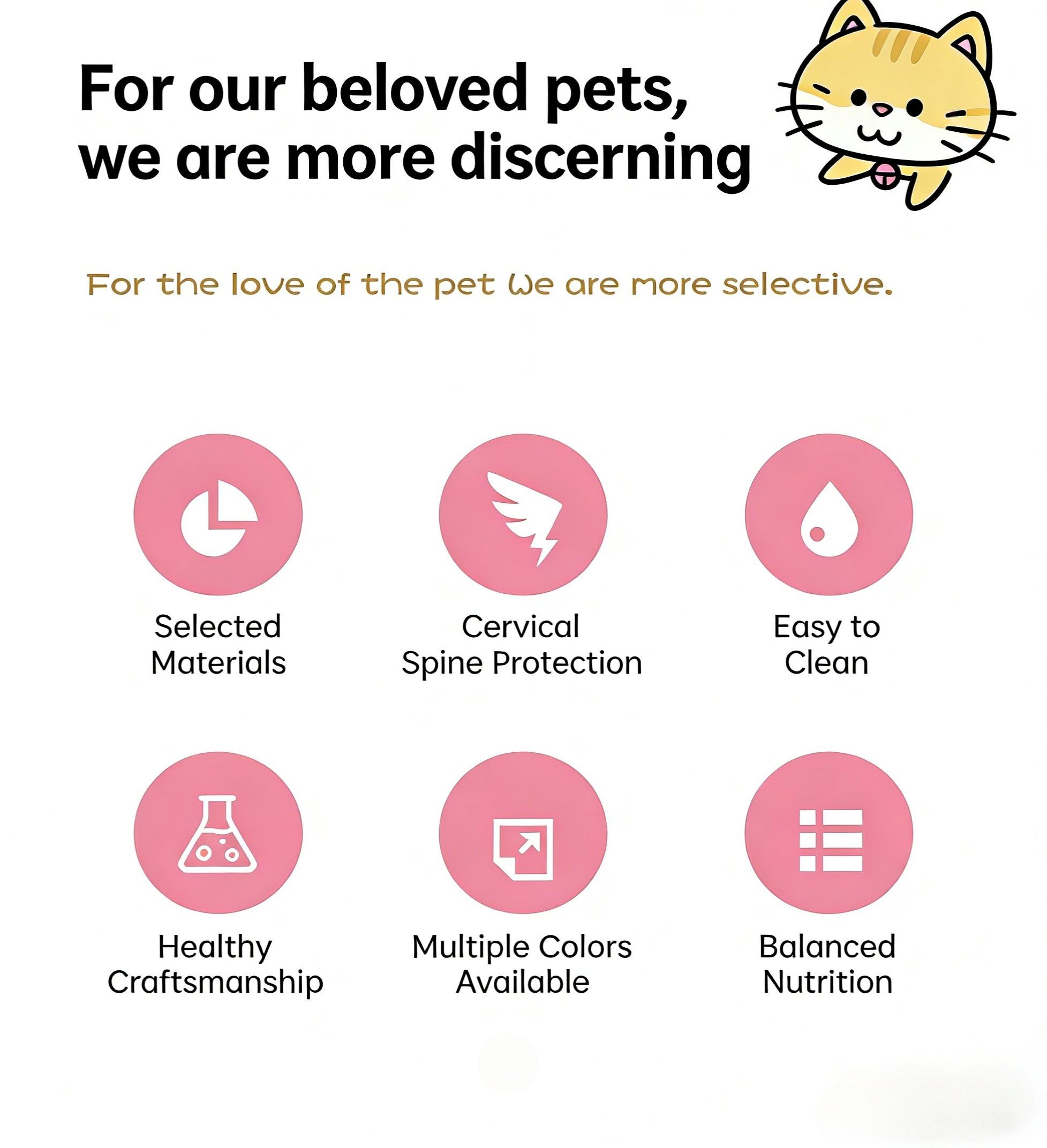 raised food bowl Pet Ceramic Bowl Cat Shallow Dish Stylish Neck Protection Anti-tip High-end Appearance Premium Look Elevated Ceramic Cat Food Bowl Treats Canned Pet Food Pet Supplies Water Bowl Cat Food Bowl Detachable Cat Bowl