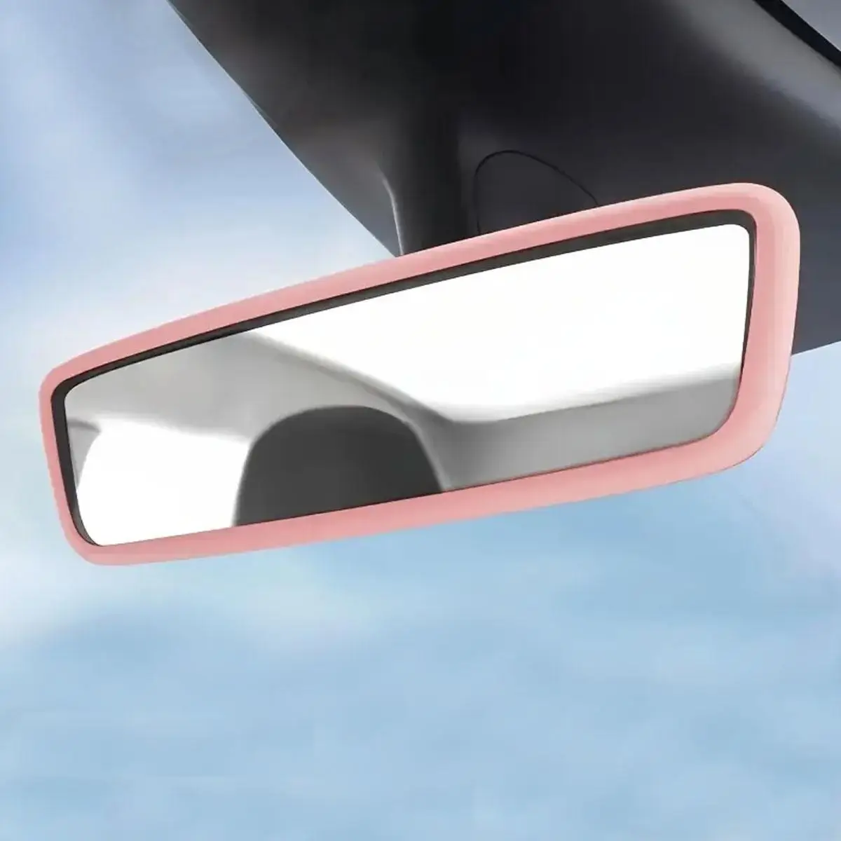 Car Rearview Mirror Protective Cover, 1 Count Silicone Rearview Mirror Protective Case, Universal Car Interior Accessories for Model 3/Y