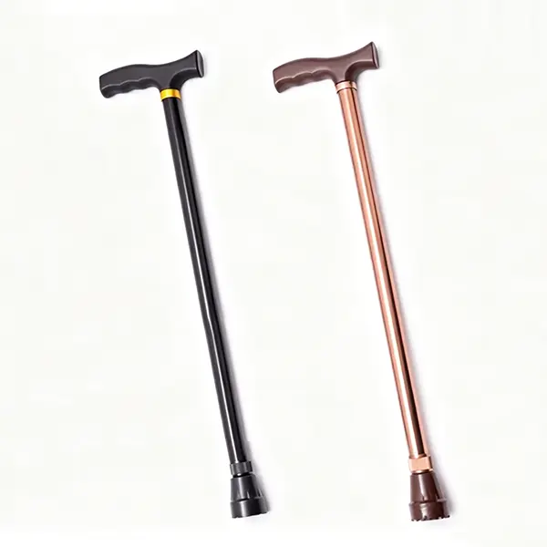 Aluminum Alloy, Lightweight  walking stick- Thick, Non-Slip, Telescopic, Adjustable,durable walking stick,Ergonomic Walking Cane,rehabilitation walking aid, anti-fall walking aid,bordones para caminar,hurricanes walking stick Hiking Stick