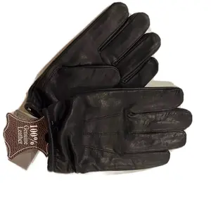 POLICE Leather Gloves - Leather CUT RESISTANT PATROL DUTY SEARCH GLOVES