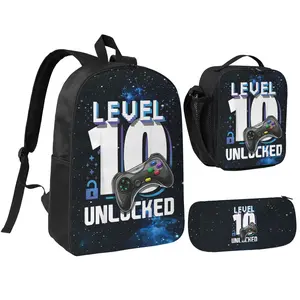 67 Emoji-Inspired Backpack Durable Oxford Fabric Waterproof Ergonomic Design Anti-Theft Pocket Ideal for School Work Travel with Padded Notebook Compartment and Tech Storage Box