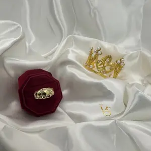 Valdes Luxury -Elegant 14K Gold Plated Textured Ring – High Quality – Daily Us